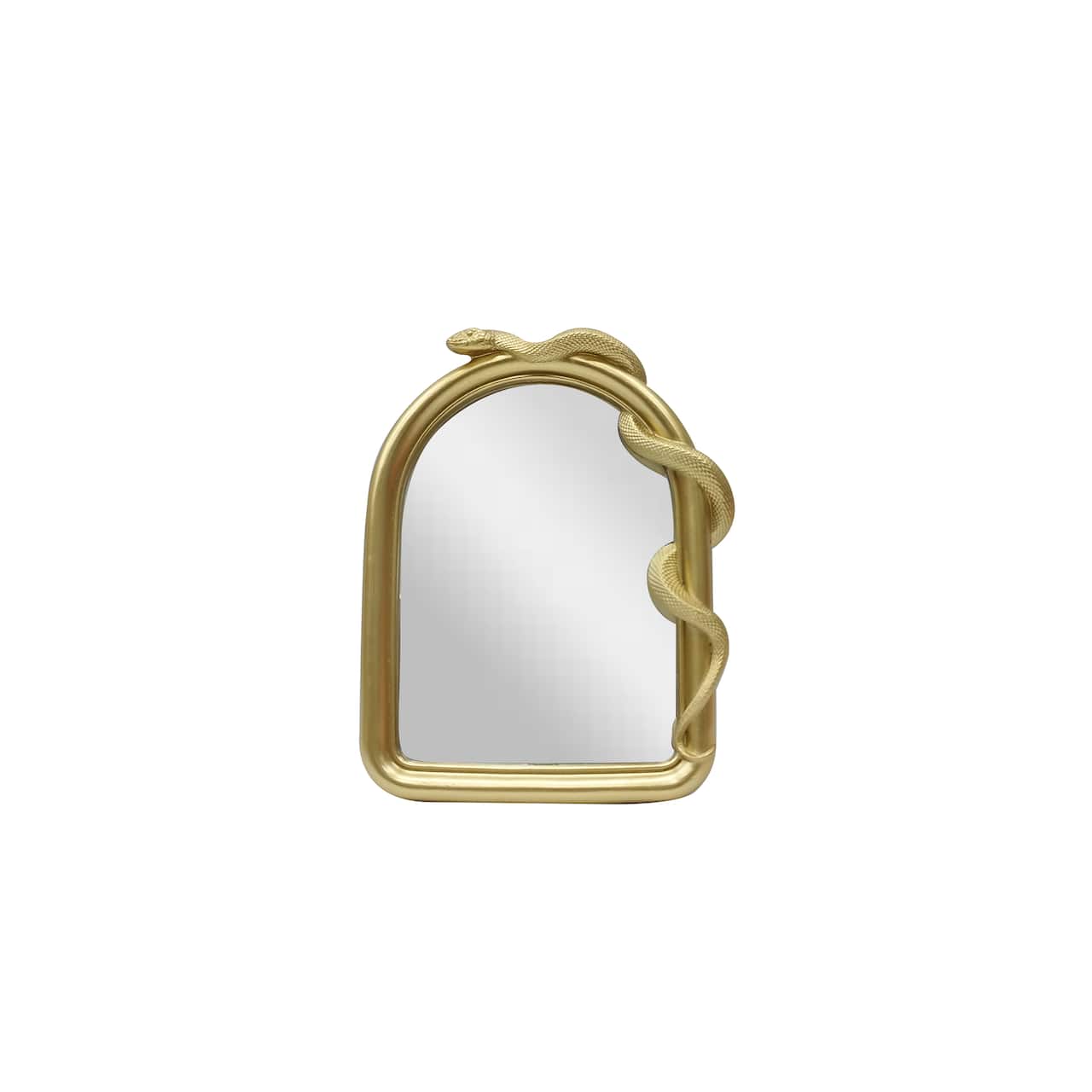 9" Gold Snake Arch Wall Mirror by Ashland®